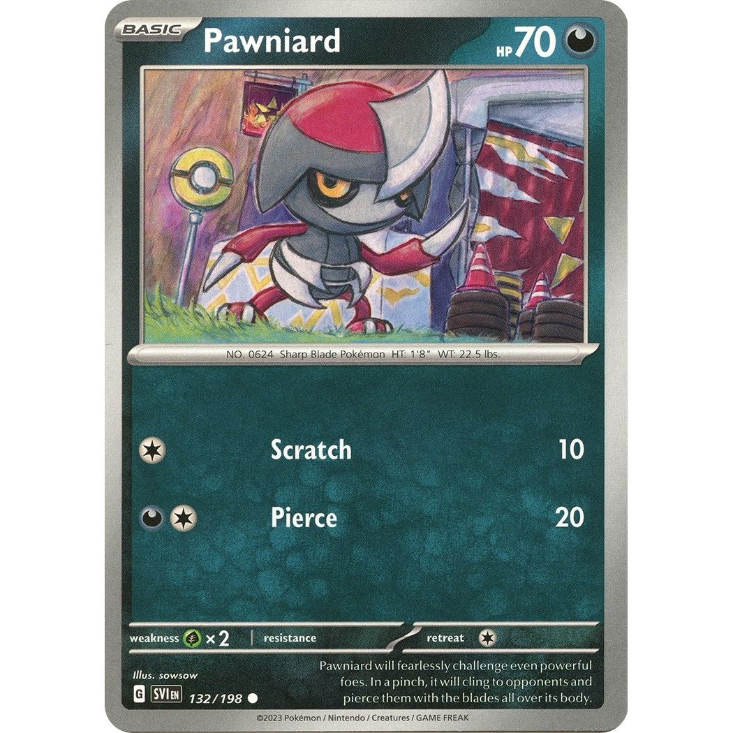 Image for Pawniard (132/198) (SVI) - Pokemon