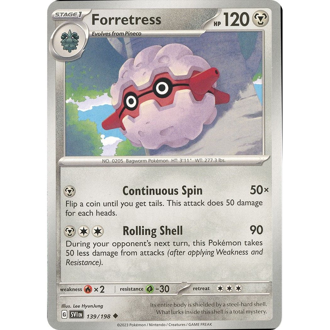 Image for Forretress (139/198) (SVI) - Pokemon