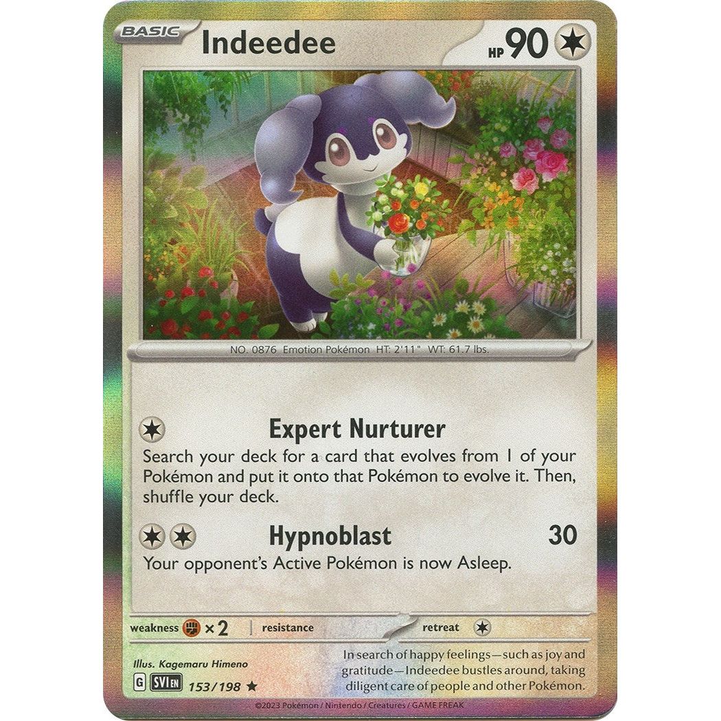 Image for Indeedee (153/198) (SVI) - Pokemon