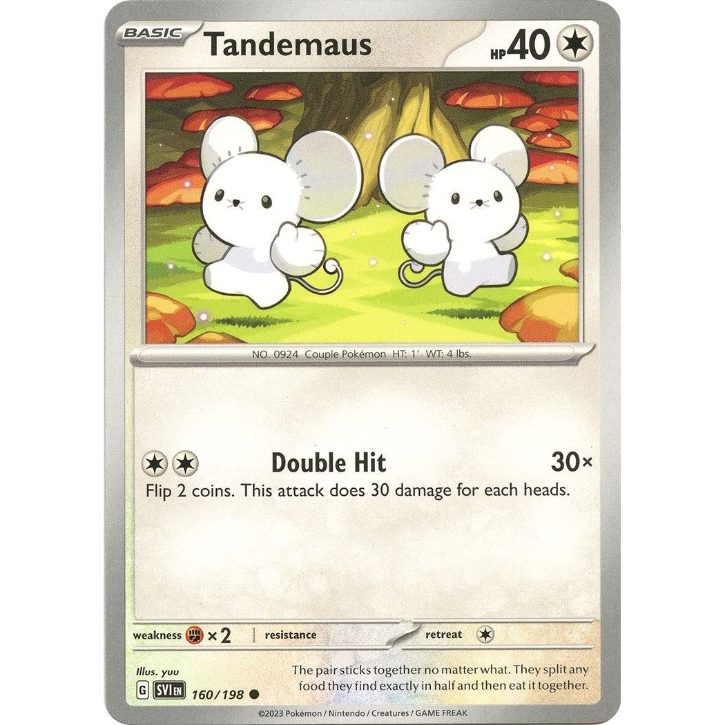 Image for Tandemaus (160/198) (SVI) - Pokemon