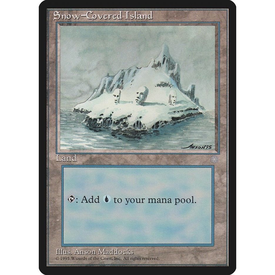 Image for Snow-Covered Island (348) (ICE) - Magic: The Gathering