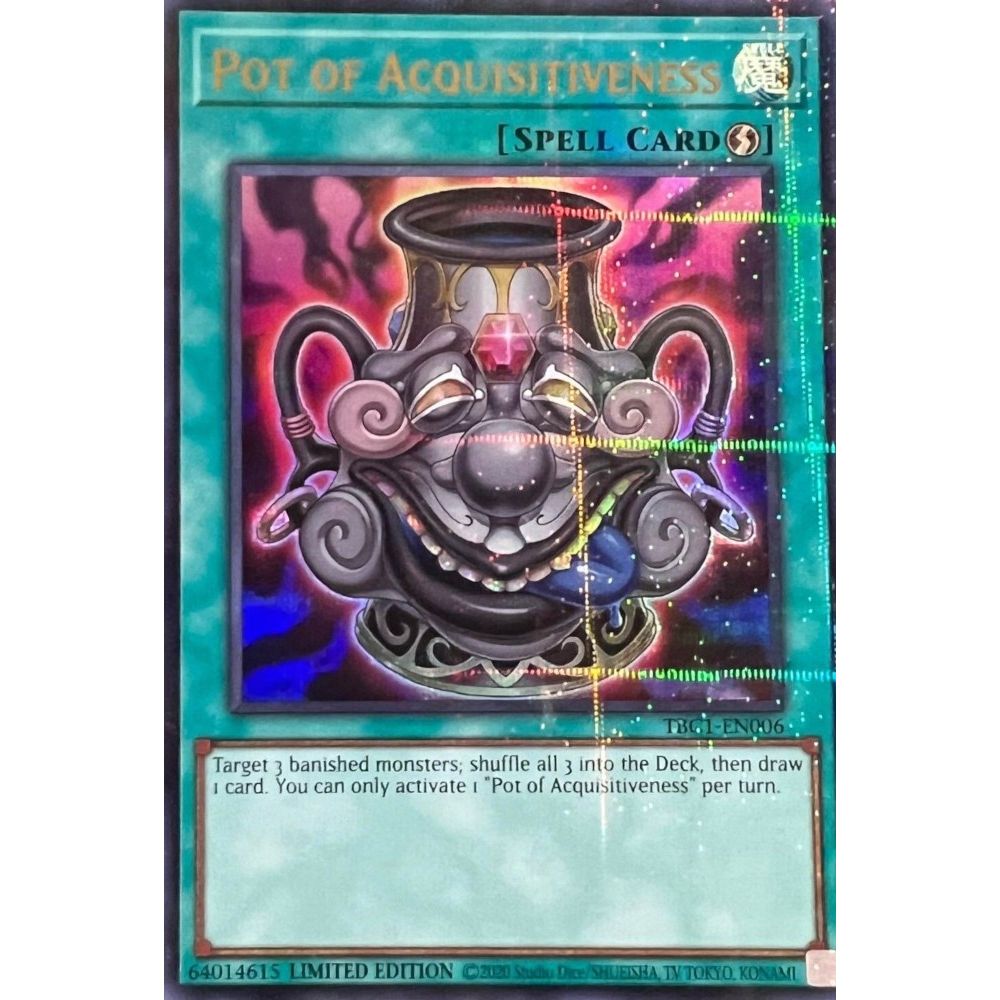 Image for Pot of Acquisitiveness (TBC1-EN006) (TBC1) - YuGiOh
