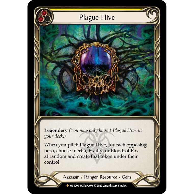 Image for Plague Hive (OUT000) (OUT) - Flesh and Blood TCG