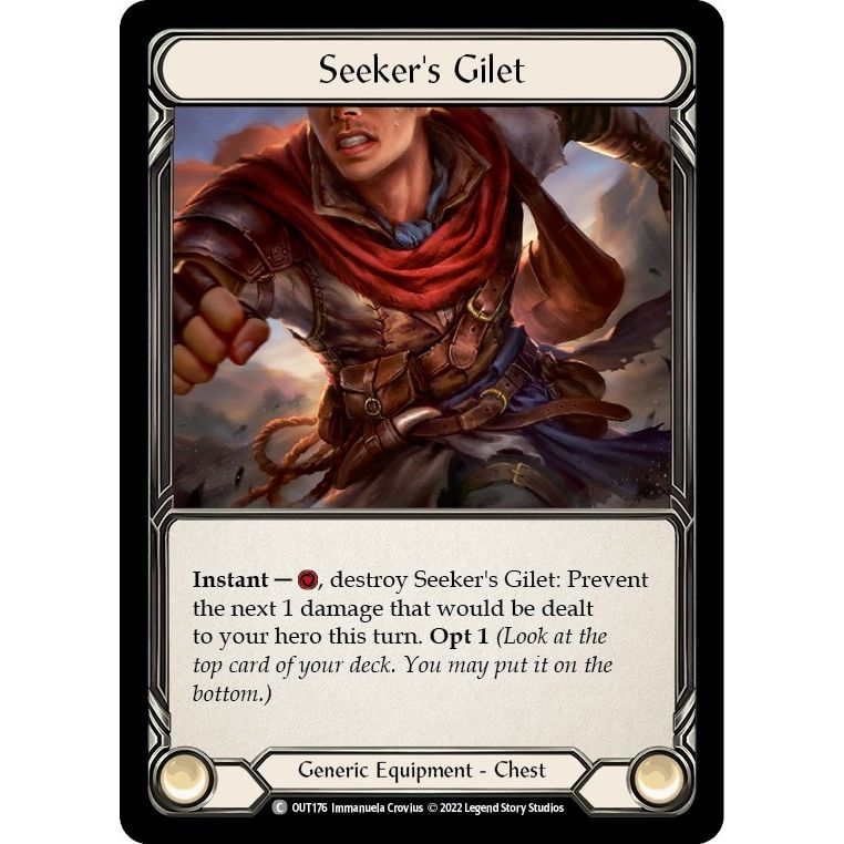 Image for Seeker's Gilet (OUT176) (OUT) - Flesh and Blood TCG