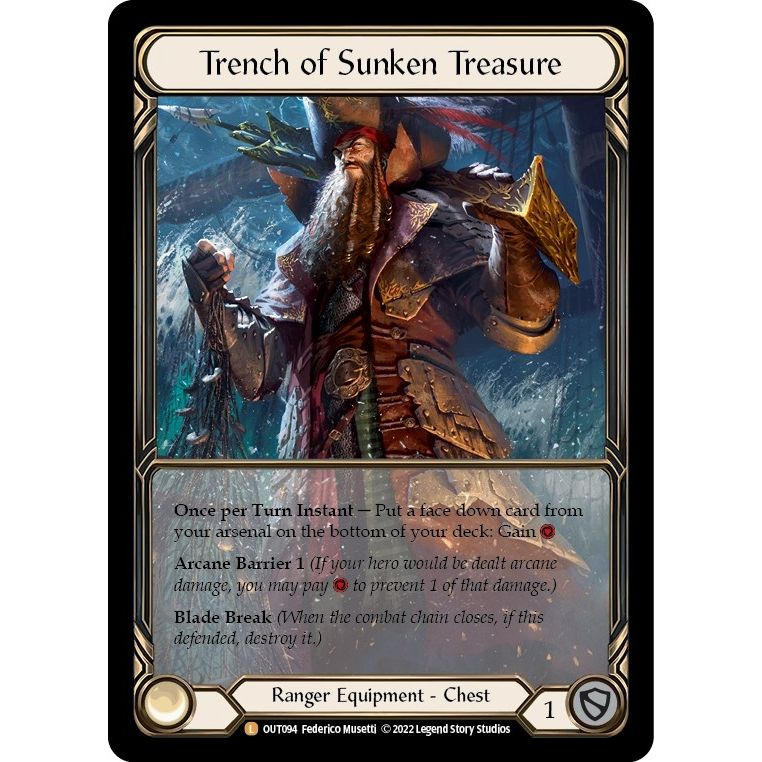 Image for Trench of Sunken Treasure (Extended Art) (OUT094) (OUT) - Flesh and Blood TCG
