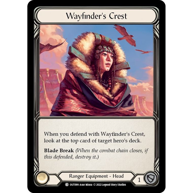 Image for Wayfinder's Crest (OUT099) (OUT) - Flesh and Blood TCG