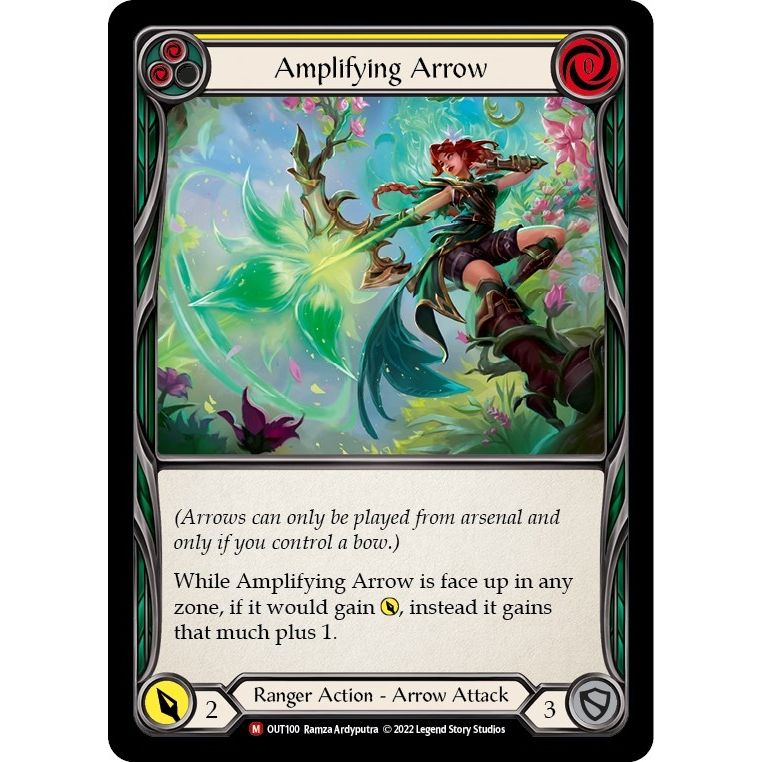 Image for Amplifying Arrow (OUT100) (OUT) - Flesh and Blood TCG