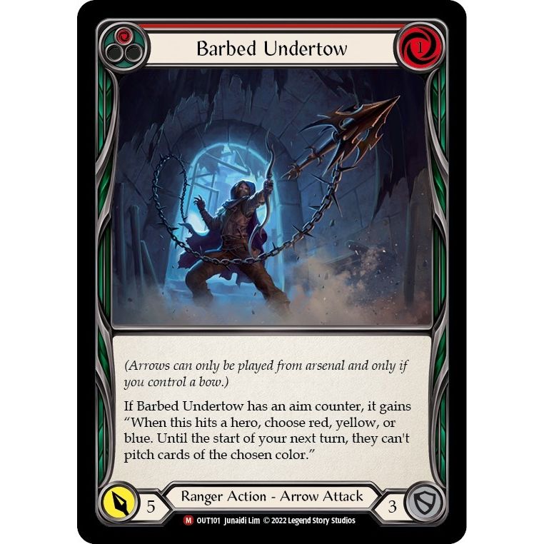 Image for Barbed Undertow (OUT101) (OUT) - Flesh and Blood TCG