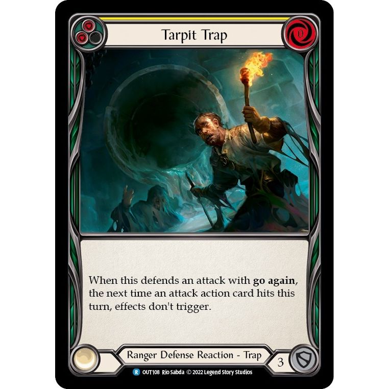 Image for Tarpit Trap (Yellow) (OUT108) (OUT) - Flesh and Blood TCG