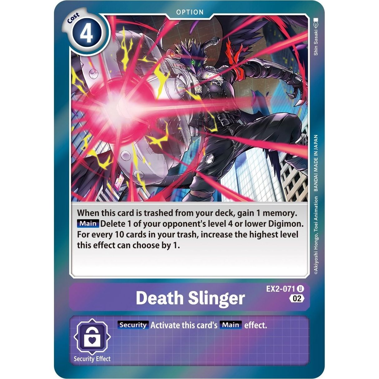 Image for Death Slinger (Alternate Art) (EX2-071) (ST-14) - Digimon Card Game