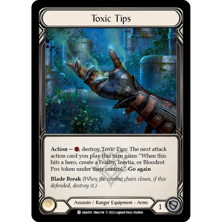 Image for Toxic Tips (ARA005) - Flesh and Blood TCG