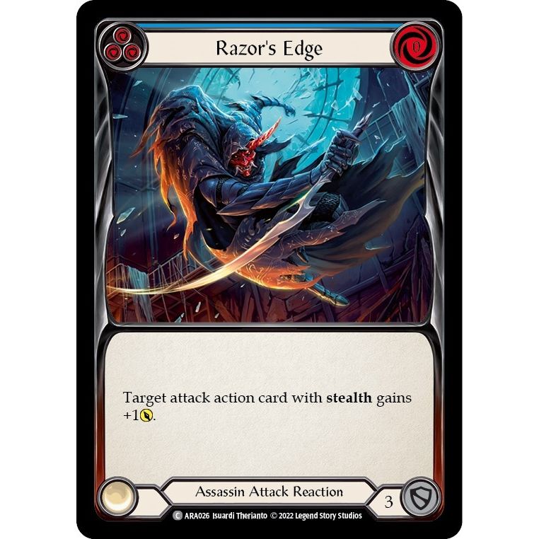 Image for Razor's Edge (Blue) (ARA026) - Flesh and Blood TCG