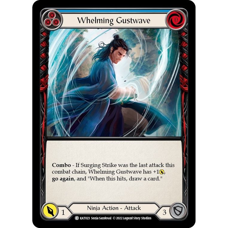 Image for Whelming Gustwave (Blue) (KAT023) - Flesh and Blood TCG