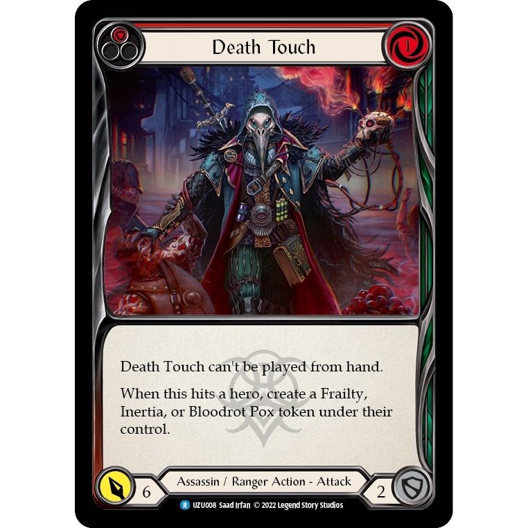 Image for Death Touch (Red) (UZU008) - Flesh and Blood TCG