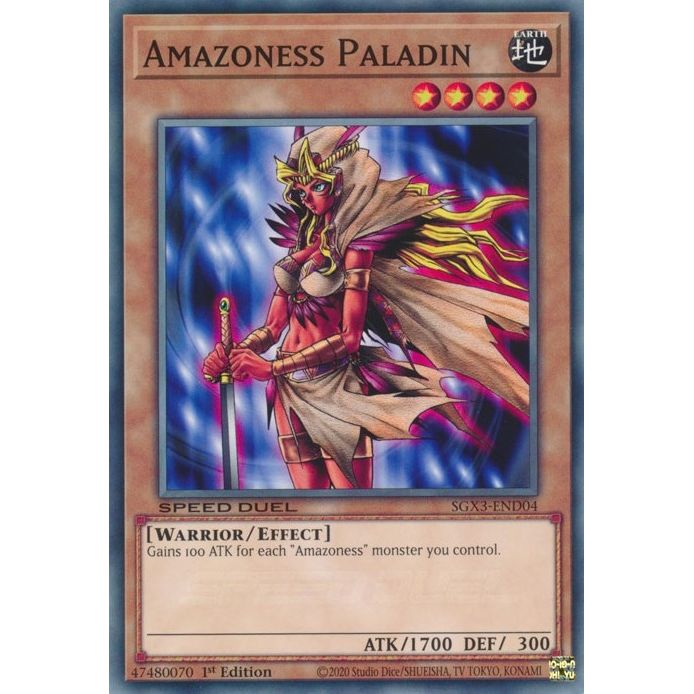 Image for Amazoness Paladin (SGX3-END04) (SGX3) - YuGiOh