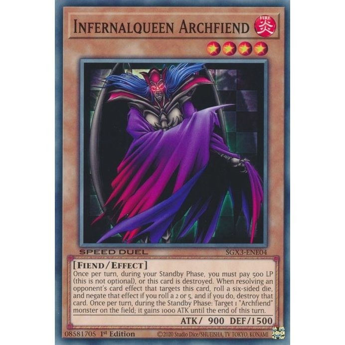 Image for Infernalqueen Archfiend (SGX3-ENE04) (SGX3) - YuGiOh