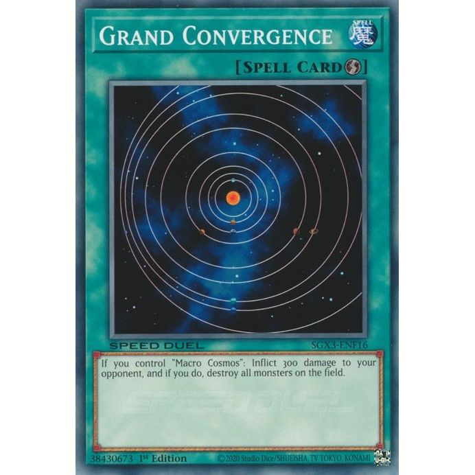 Image for Grand Convergence (SGX3-ENF16) (SGX3) - YuGiOh