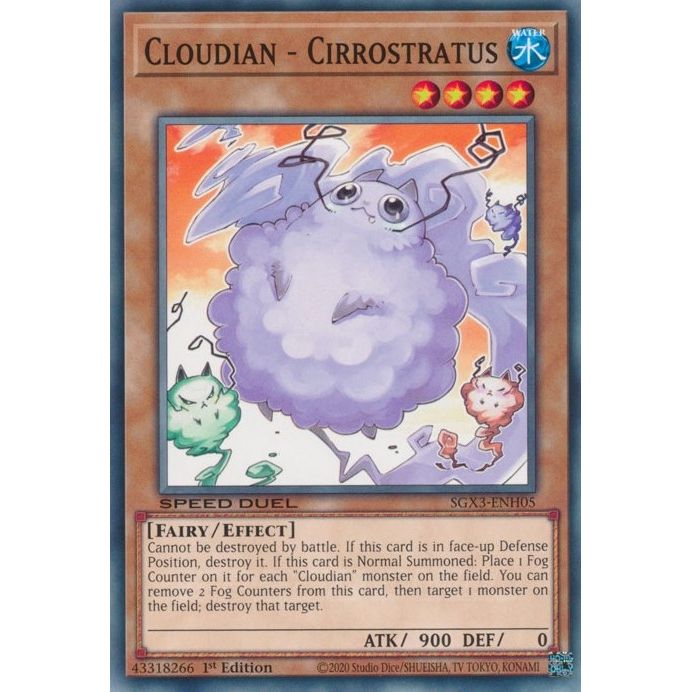 Image for Cloudian - Cirrostratus (SGX3-ENH05) (SGX3) - YuGiOh