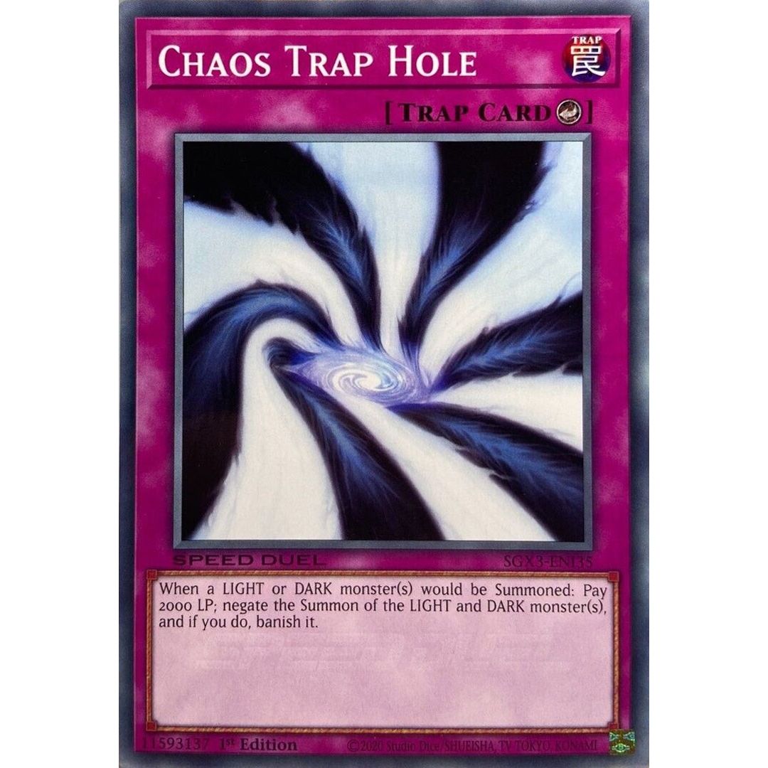 Image for Chaos Trap Hole (SGX3-ENI35) (SGX3) - YuGiOh