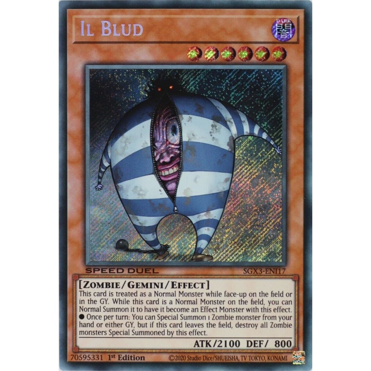 Image for Il Blud (Secret Rare) (SGX3-ENI17) (SGX3) - YuGiOh