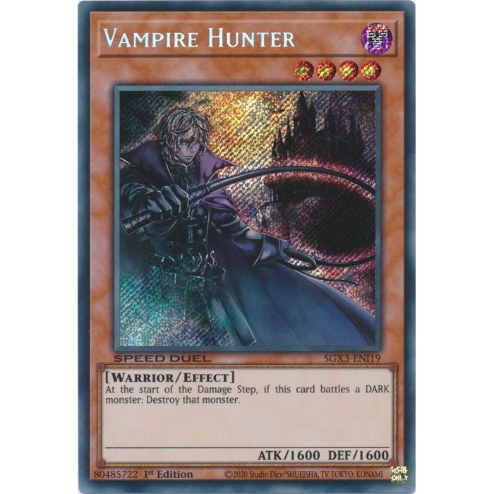 Image for Vampire Hunter (Secret Rare) (SGX3-ENI19) (SGX3) - YuGiOh