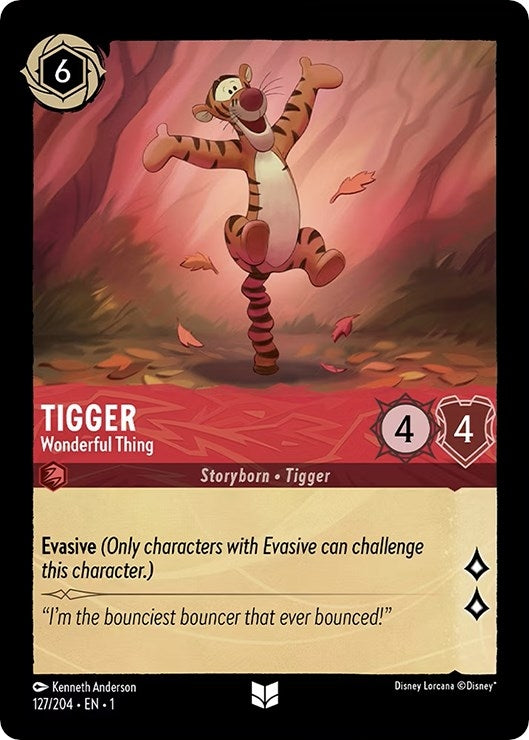 Image for Tigger - Wonderful Thing (127/204) (1) - Disney Lorcana