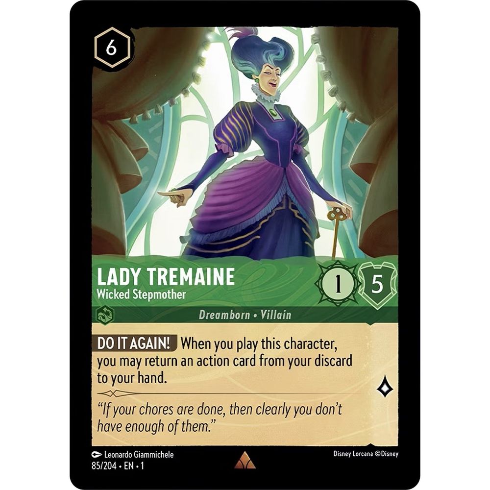 Image for Lady Tremaine - Wicked Stepmother (85/204) (1) - Disney Lorcana