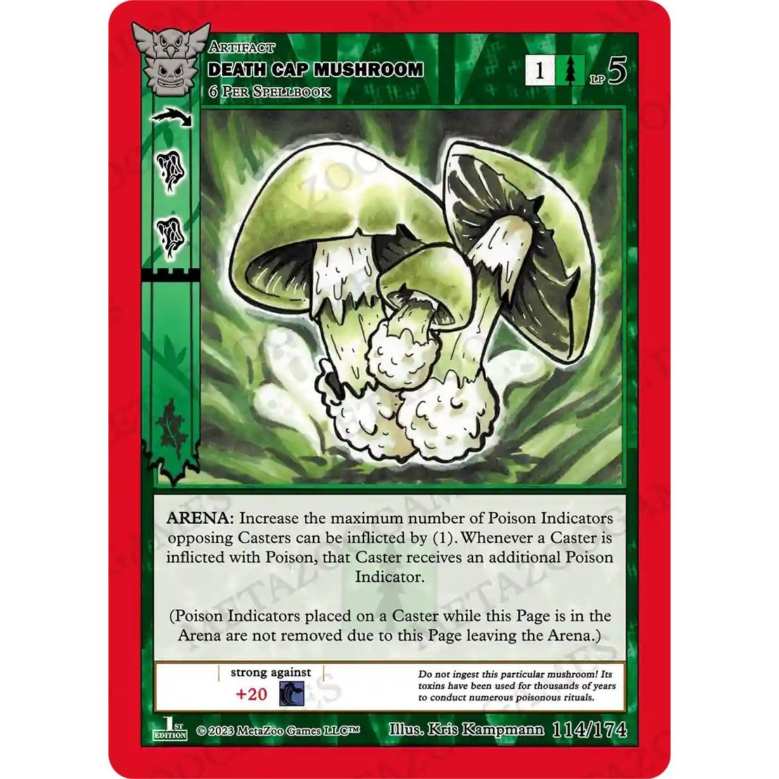 Image for Death Cap Mushroom (114/174) (NATFE) - MetaZoo