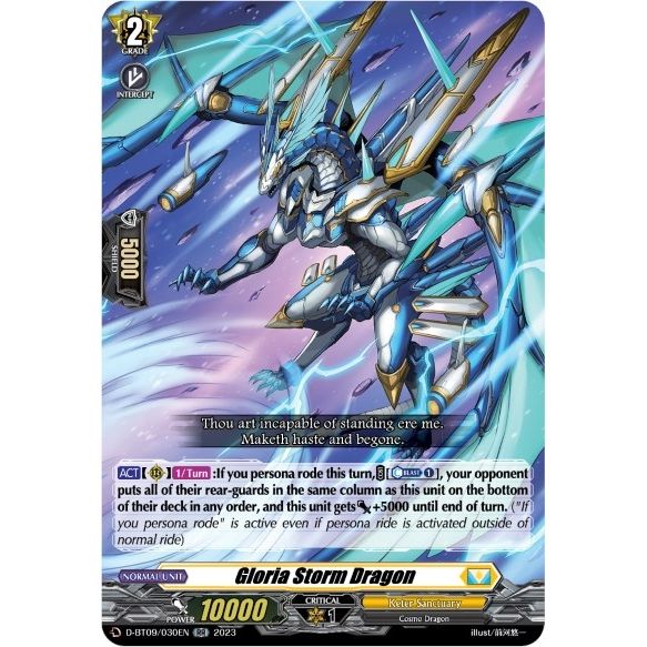 Image for Gloria Storm Dragon (D-BT09/030EN) (D-BT09) - Cardfight Vanguard