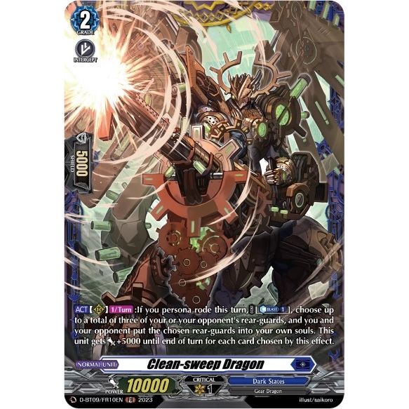 Image for Clean-sweep Dragon (FR) (D-BT09/FR10EN) (D-BT09) - Cardfight Vanguard