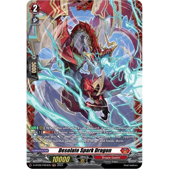 Image for Desolate Spark Dragon (FR) (D-BT09/FR03EN) (D-BT09) - Cardfight Vanguard