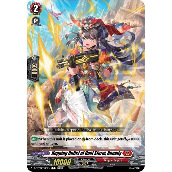 Image for Hopping Bullet of Dust Storm, Hanady (D-BT09/060EN) (D-BT09) - Cardfight Vanguard