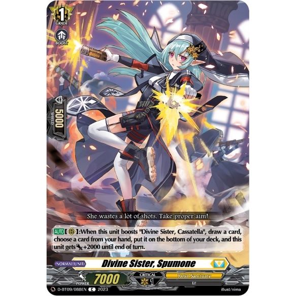 Image for Divine Sister, Spumone (D-BT09/088EN) (D-BT09) - Cardfight Vanguard