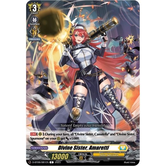 Image for Divine Sister, Amaretti (D-BT09/081EN) (D-BT09) - Cardfight Vanguard