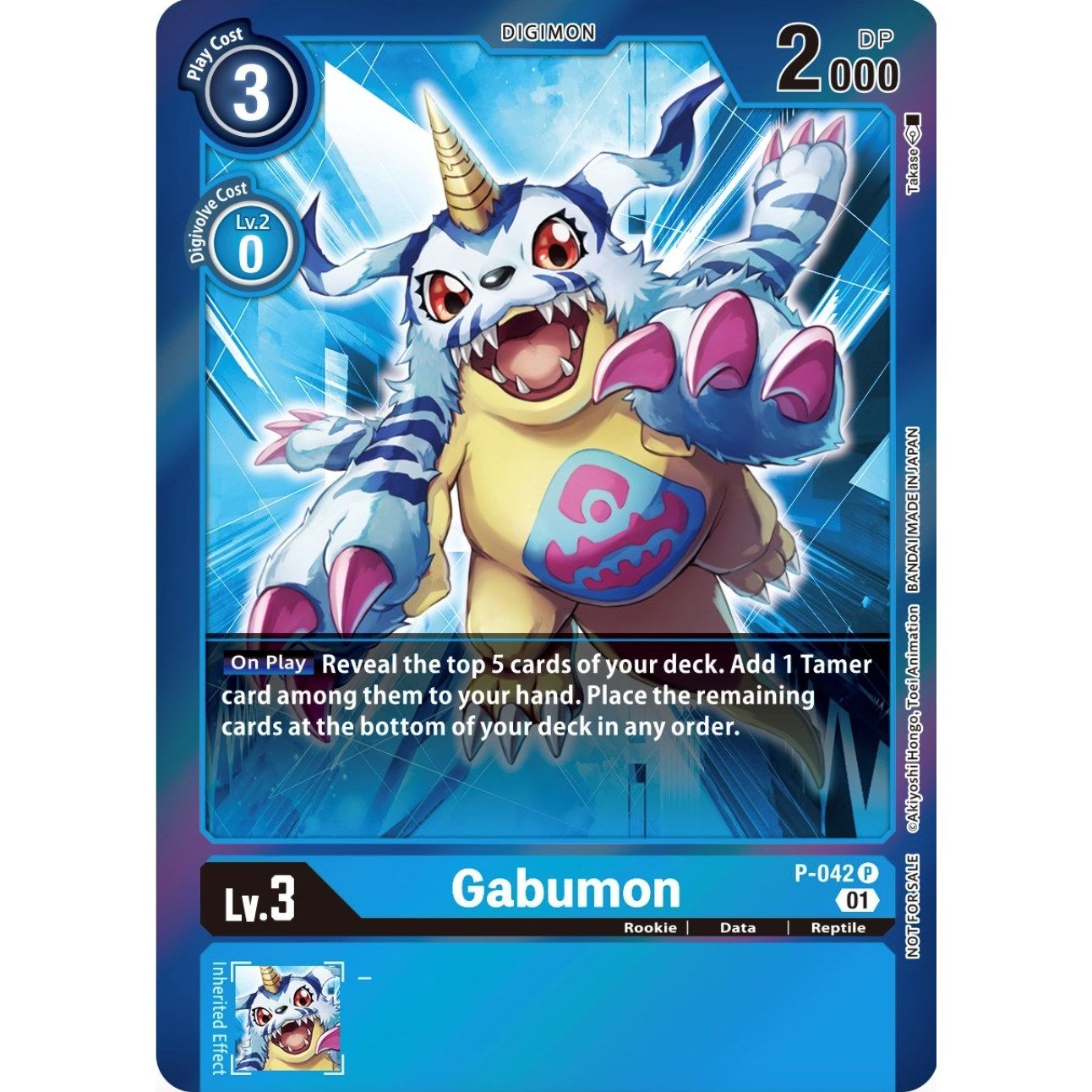 Image for Gabumon (Event Pack 4) (P-042 P) (D-PR) - Digimon Card Game