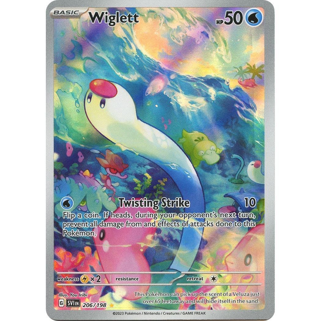 Image for Wiglett (206/198) (SVI) - Pokemon
