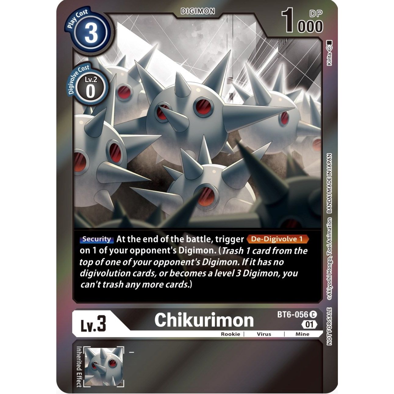 Image for Chikurimon (Event Pack 4) (BT6-056 C) (BT06) - Digimon Card Game