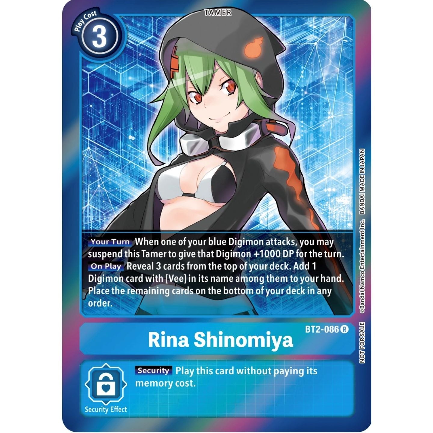 Image for Rina Shinomiya (Event Pack 4) (BT2-086 R) (BT01-03A) - Digimon Card Game