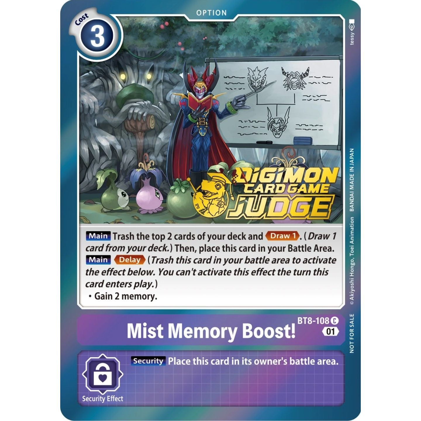 Image for Mist Memory Boost! (Judge Pack 3) (BT8-108 C) (BT08) - Digimon Card Game