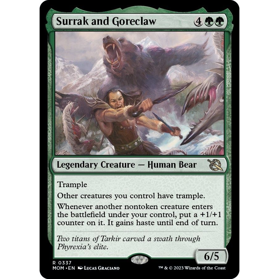 Image for Surrak and Goreclaw (337) (MOM) - Magic: The Gathering