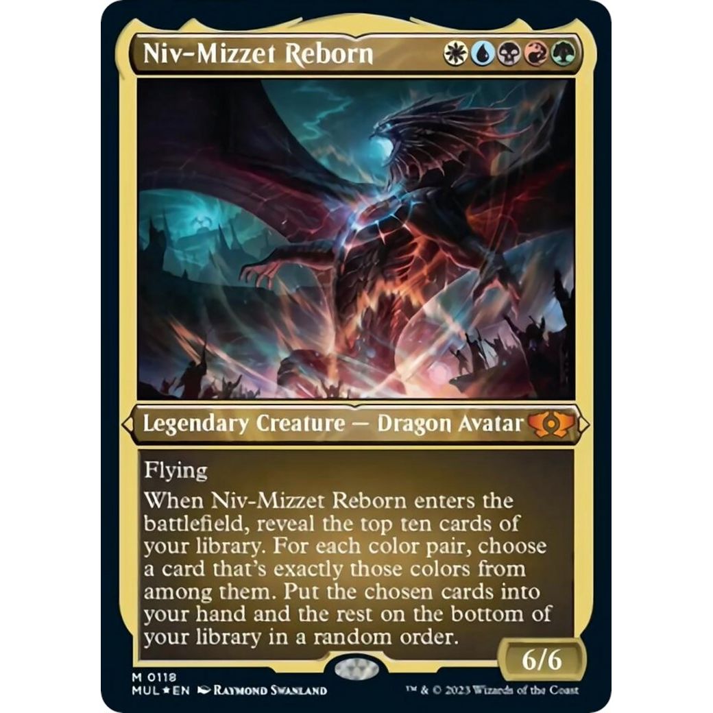 Image for Niv-Mizzet Reborn (Foil Etched) (118) (MUL) - Magic: The Gathering