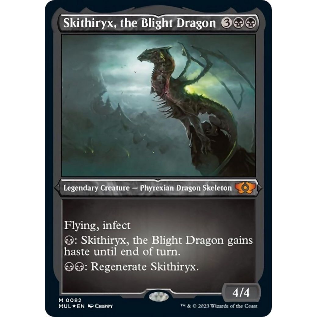 Image for Skithiryx, the Blight Dragon (Foil Etched) (82) (MUL) - Magic: The Gathering