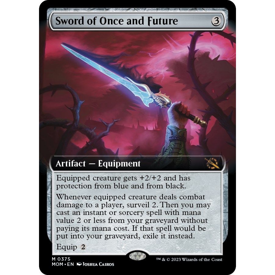 Image for Sword of Once and Future (Extended Art) (375) (MOM) - Magic: The Gathering