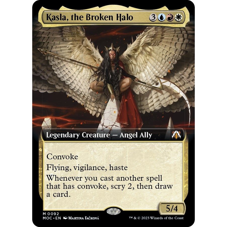 Image for Kasla, the Broken Halo (Extended Art) (92) (MOC) - Magic: The Gathering