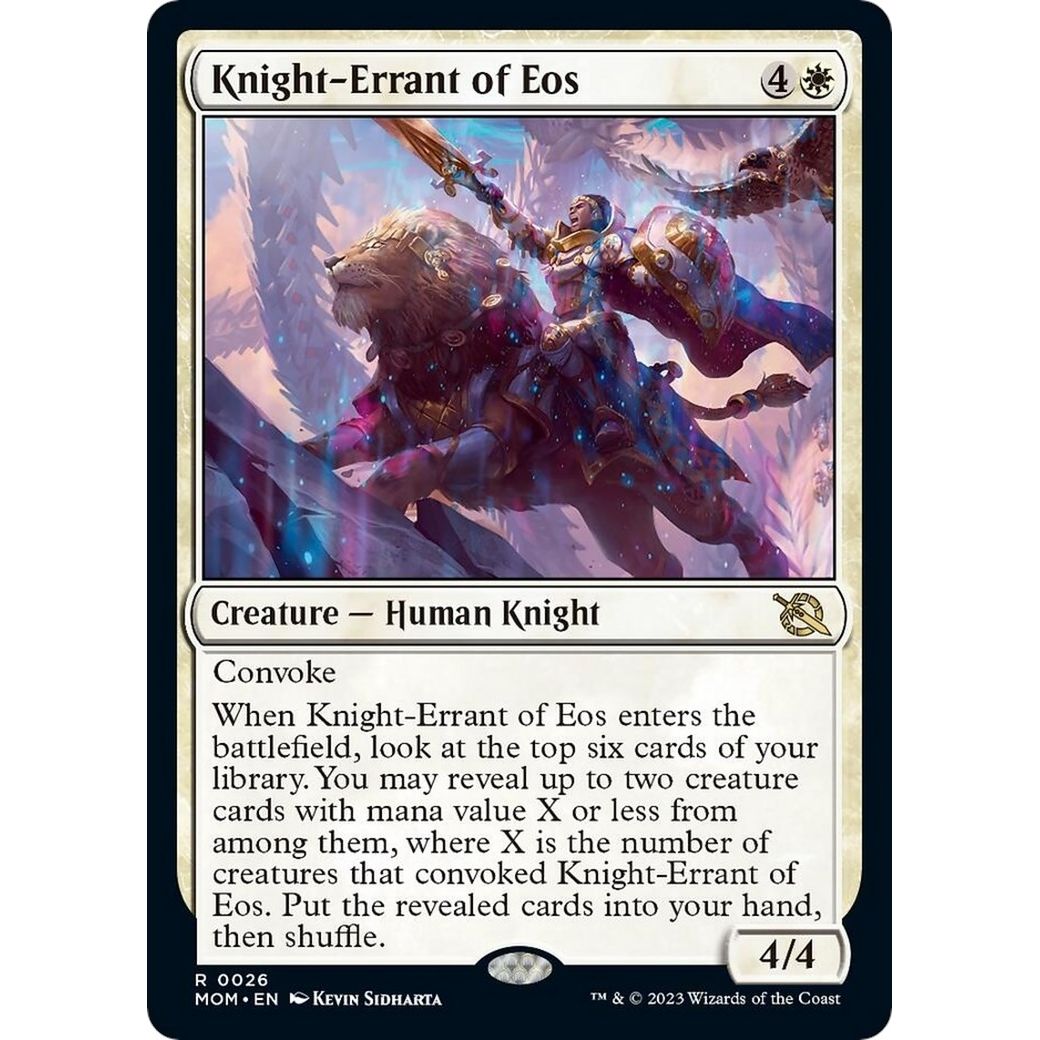 Image for Knight-Errant of Eos (26) (MOM) - Magic: The Gathering