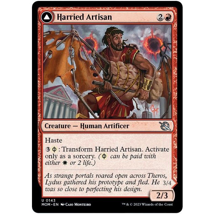 Image for Harried Artisan (143) (MOM) - Magic: The Gathering
