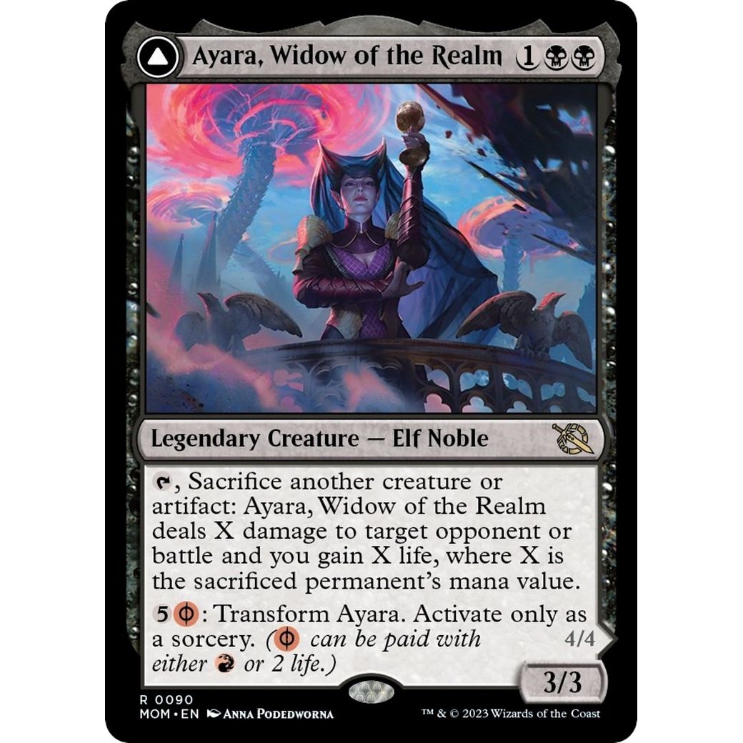 Image for Ayara, Widow of the Realm (90) (MOM) - Magic: The Gathering