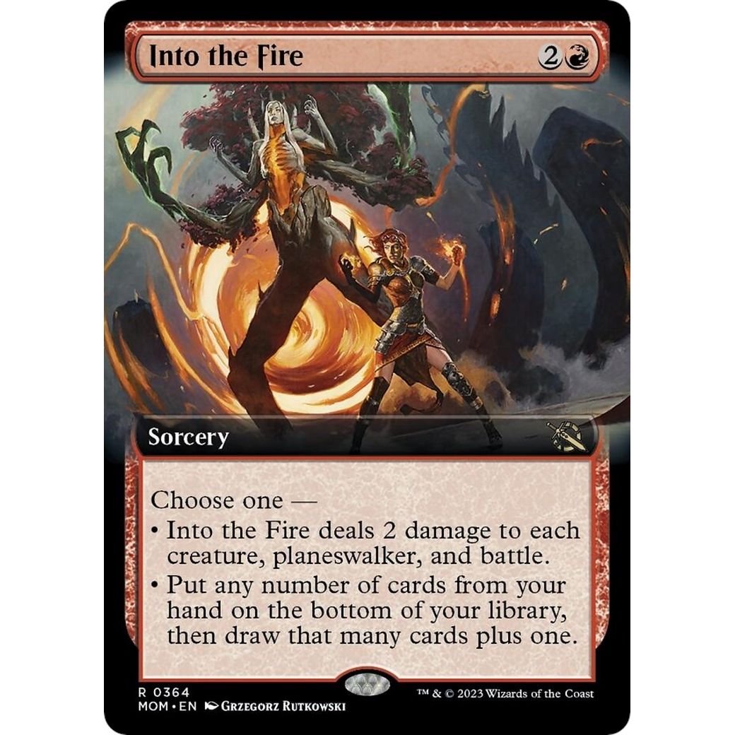 Image for Into the Fire (Extended Art) (364) (MOM) - Magic: The Gathering