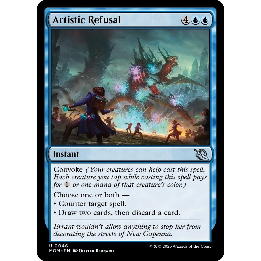 Image for Artistic Refusal (46) (MOM) - Magic: The Gathering