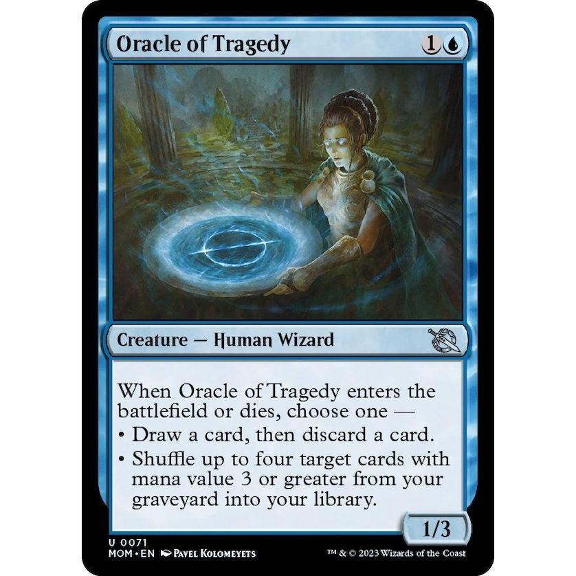 Image for Oracle of Tragedy (71) (MOM) - Magic: The Gathering